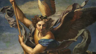 Le_Grand_Saint_Michel,_by_Raffaello_Sanzio,_from_C2RMF_16-9